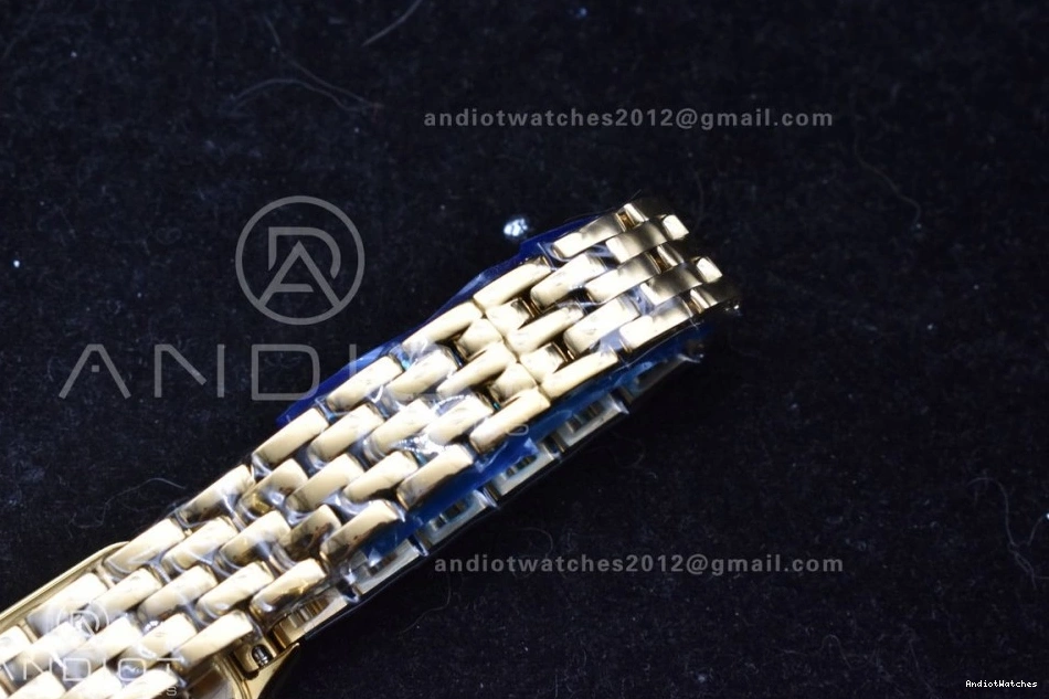 Full 1000 Best Full YG On Edition White YG Quartz BVF Bracelet Panthère Compact 1:1 22mm Ronda Dial 0417